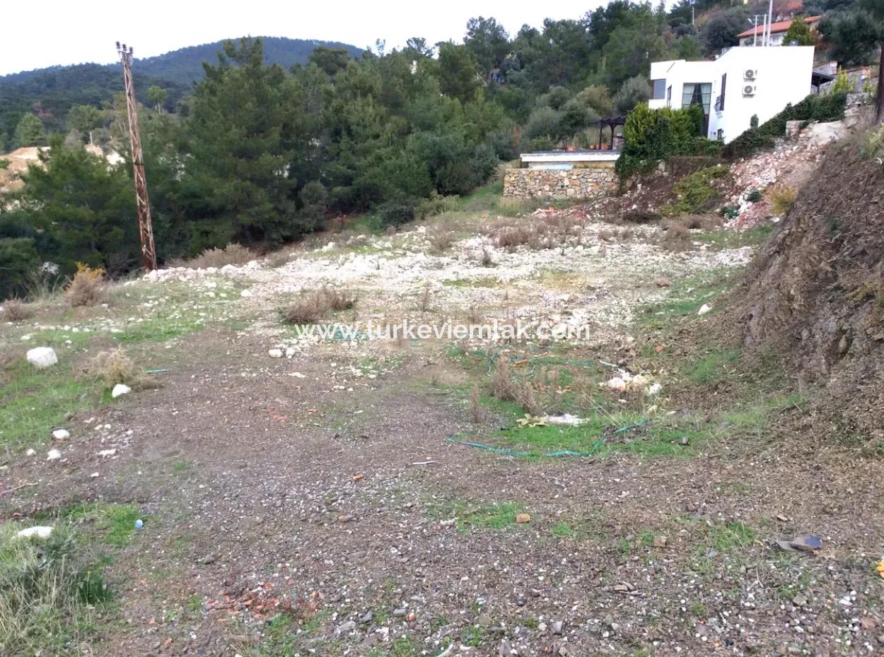 1300 M2 Field For Sale In Dalyan Gökbel With Sea And Lake Views (Gba02)