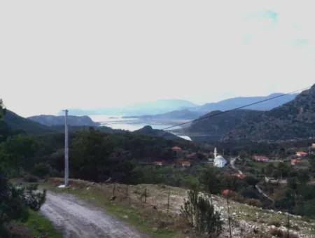 1300 M2 Field For Sale In Dalyan Gökbel With Sea And Lake Views (Gba02)