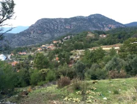 1300 M2 Field For Sale In Dalyan Gökbel With Sea And Lake Views (Gba02)