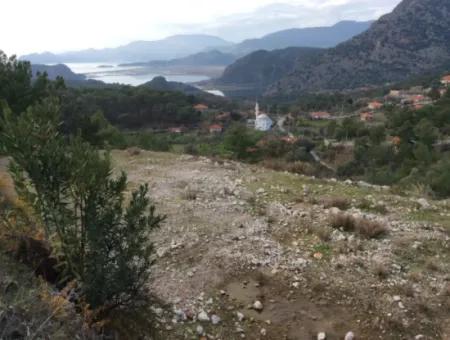 1300 M2 Field For Sale In Dalyan Gökbel With Sea And Lake Views (Gba02)