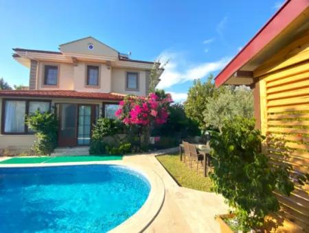 Villa For Sale In Dalyan 3+1 With Underfloor Heating And Pool (Dv23)