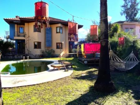 2 Separate Villas For Sale In Dalyan, 3+3 Rooms For The Price Of 1 Villa (Dv71)