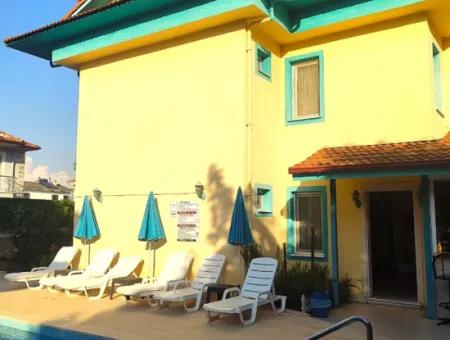 Hotel & Cafe & Outdoor Pool For Sale In Dalyan, Suitable For Investment (Dt04)