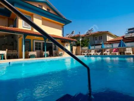 Hotel & Cafe & Outdoor Pool For Sale In Dalyan, Suitable For Investment (Dt04)