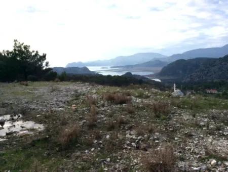 Dalyan Gökbelde Deniz,Göl Manzaralı 1300 M2 Satılık Tarla(Gba02)