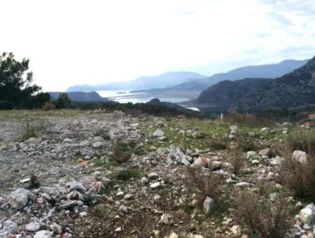 Dalyan Gökbelde Deniz,Göl Manzaralı 1300 M2 Satılık Tarla(Gba02)