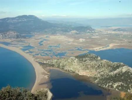 Dalyan Gökbelde Deniz,Göl Manzaralı 1300 M2 Satılık Tarla(Gba02)